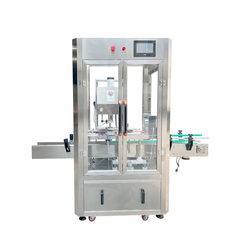 Shilong Machinery shares today the complete working‑flow of the automatic capping machine.