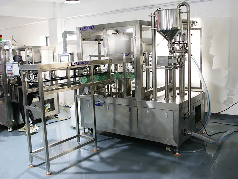 Head Stand-Up Spout Pouch Filling Machine