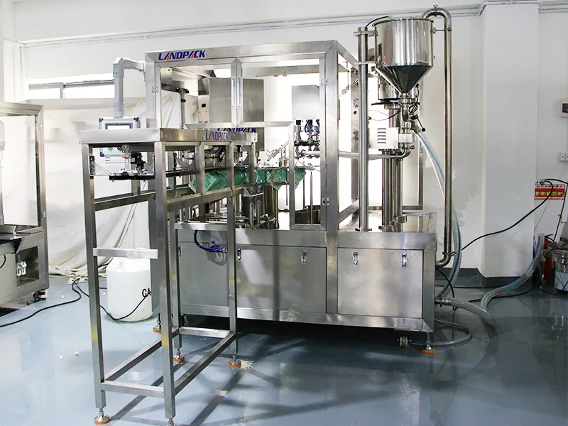 Head Stand-Up Spout Pouch Filling Machine